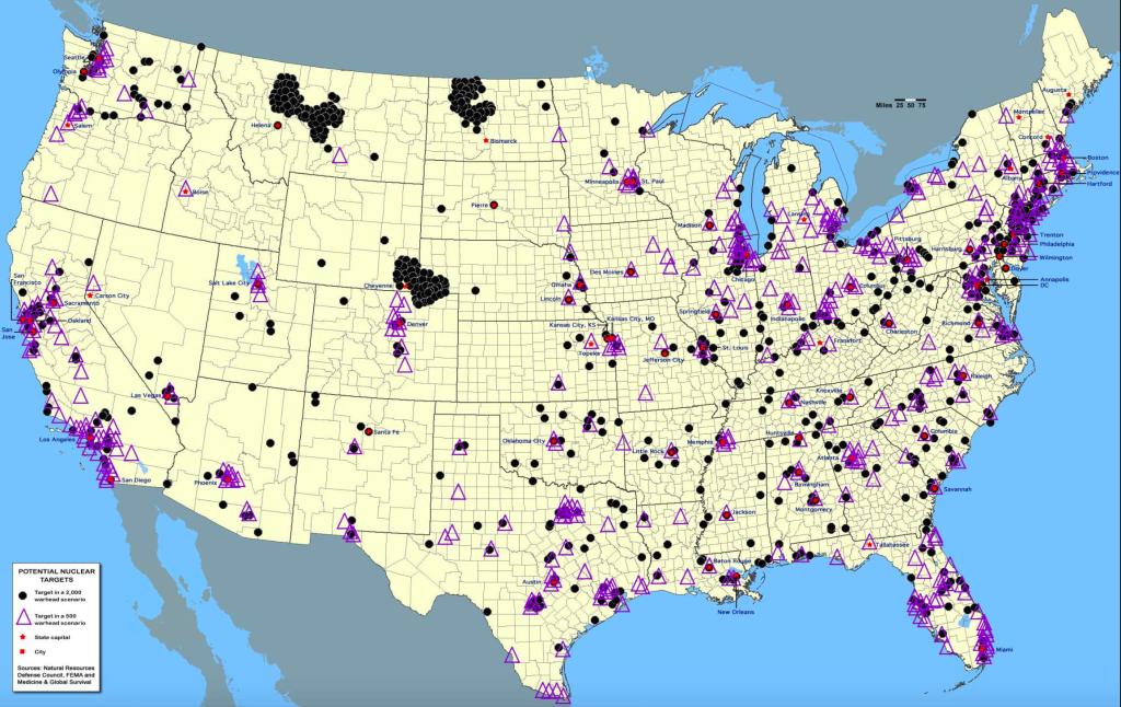 U.S. Nuclear Target Map! Do You Live In a Death&nbsp;Zone?